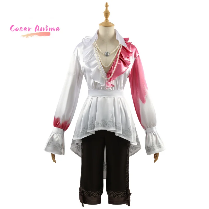 أزياء تنكرية للعبة الهوية على شكل حرف V أزياء هنتر جوزيف ديسولنييه للحفلات الأساسية ذات التصميم الحصري للبشرة