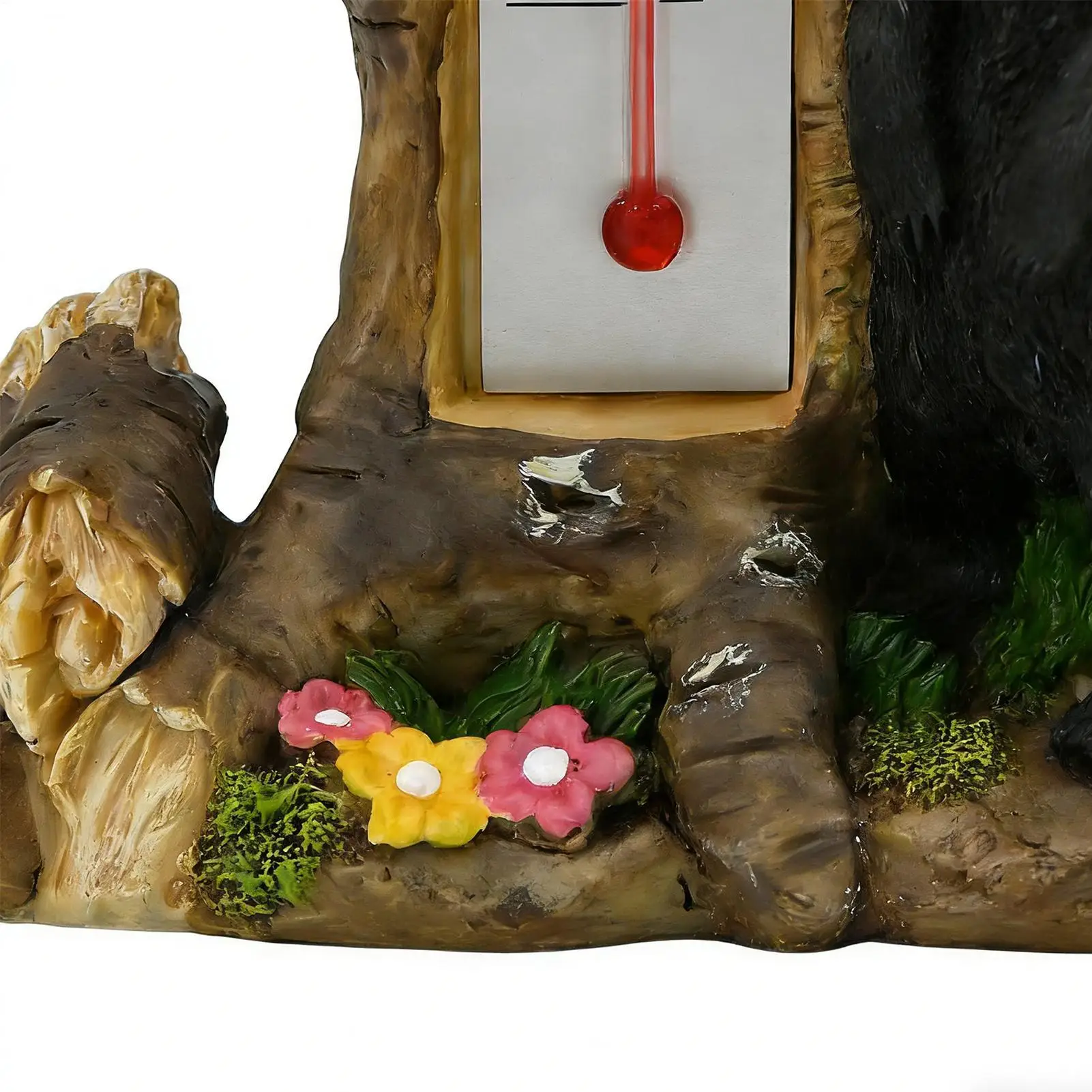 

Уличный термометр с двойной шкалой, декоративный, в виде медведя на дереве, для балкона, гаража, газона, веранды, сада