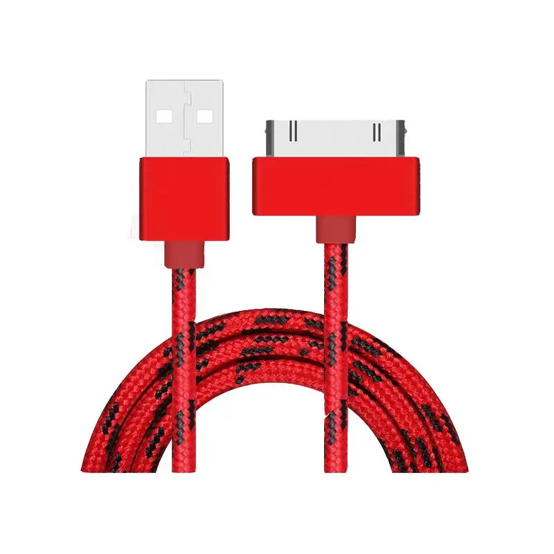 USB-кабель для зарядки, Usb-кабель для зарядки и передачи данных, 1 м, USB-кабель для зарядки, совместимый с iPhone 4, 4s и iPad 2, 3