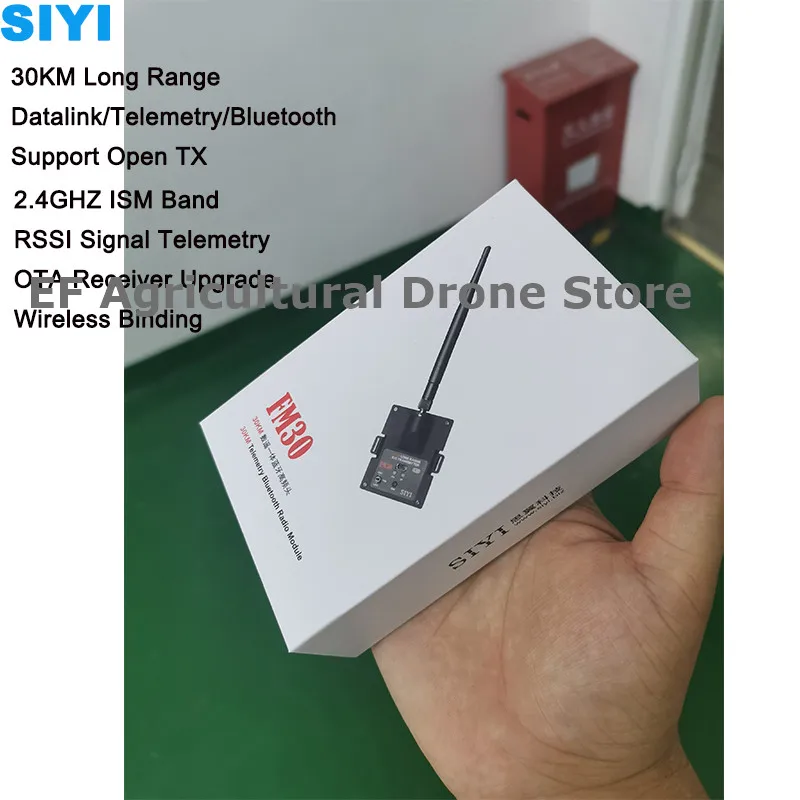 

NEW SIYI FM30 2.4G 30KM Radio Module Long Range Datalink Telemetry Bluetooth With FR Receiver/ Mini Receiver Open TX OTA RC Car