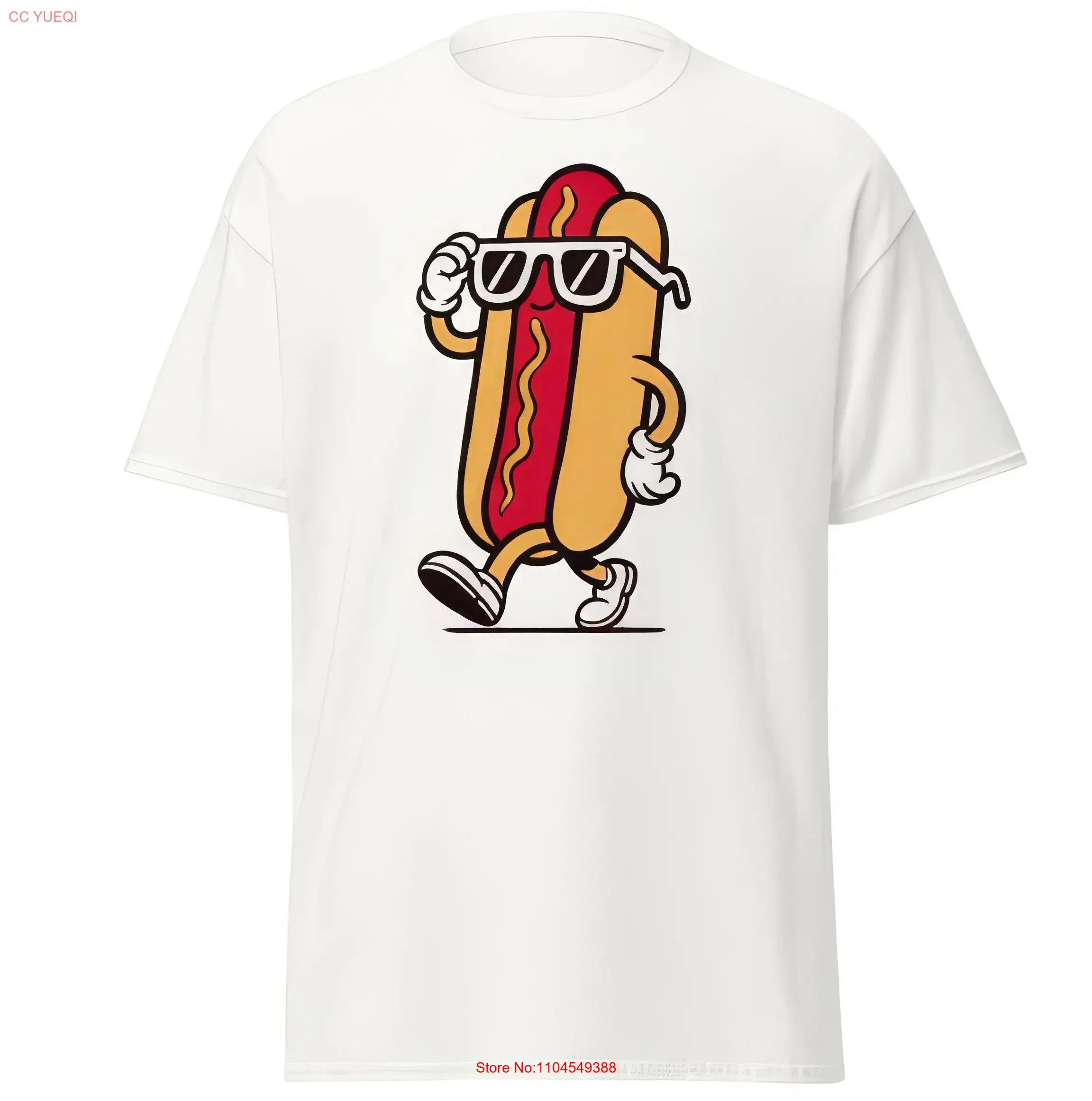 

Hotdog T Shirt Cool Hot Dog Funny Food Kids Retro Vintage Eating Contest Glizzy long or short sleeves