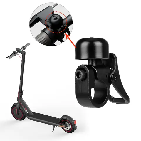 Xiaomi M365 Pro Pro2 1S 스쿠터 시끄러운 사이렌 벨 액세서리 용 접이식 후크가있는 전기 스쿠터 경적 알루미늄 합금 벨