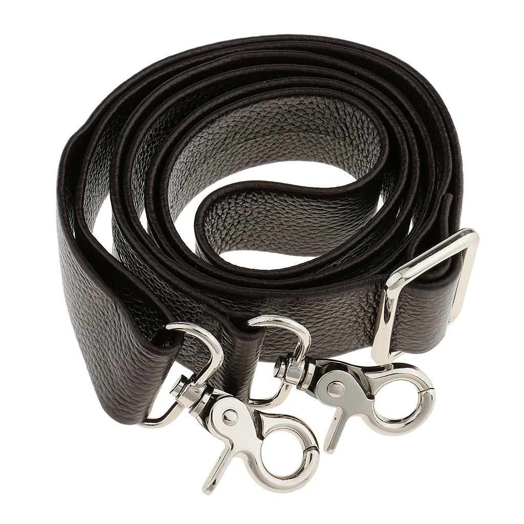 Coffee Mens Leather Crossbody Replacement Bag Accessories Handle Strap 150cm