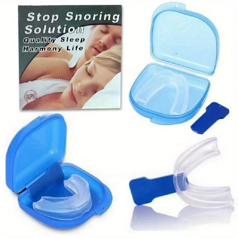 Anti Snoring Devices, Mouth Guard For Clenching Teeth At Night, Teeth Cover, Creative Sleeping Aid,Jaw Forward To Open Airway ﻿