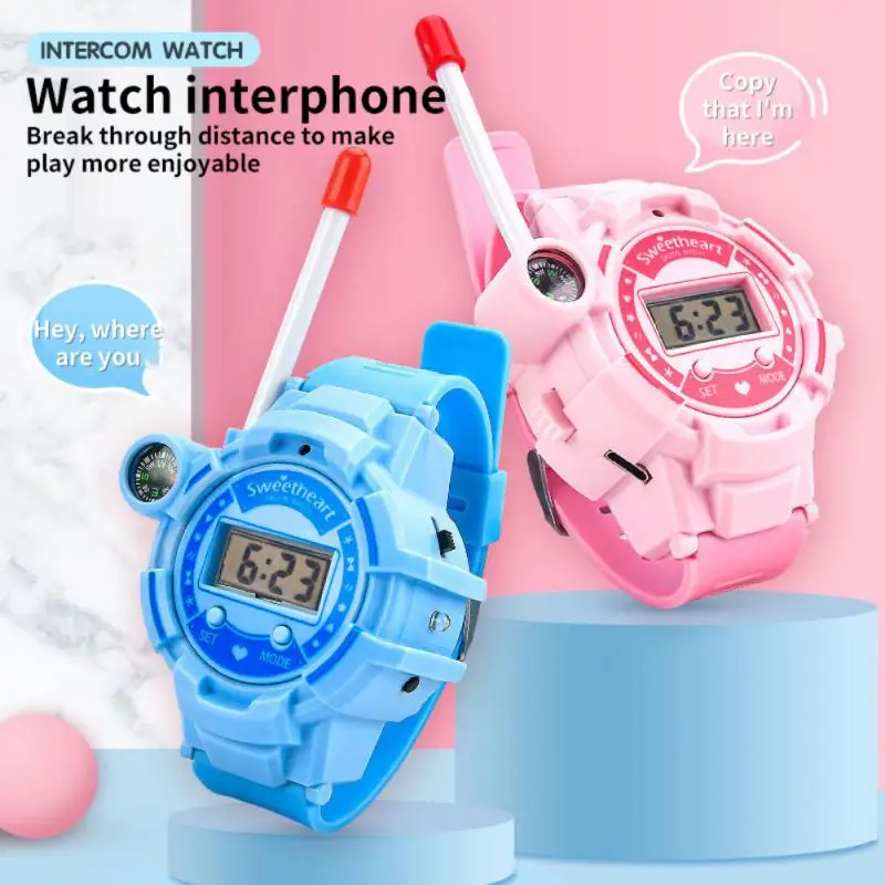 Electronic Walkie Talkies Toy Wireless Intelligence Kids Interphone Toys Long Distance Outdoor Indoor Calling Machine Kid Toys