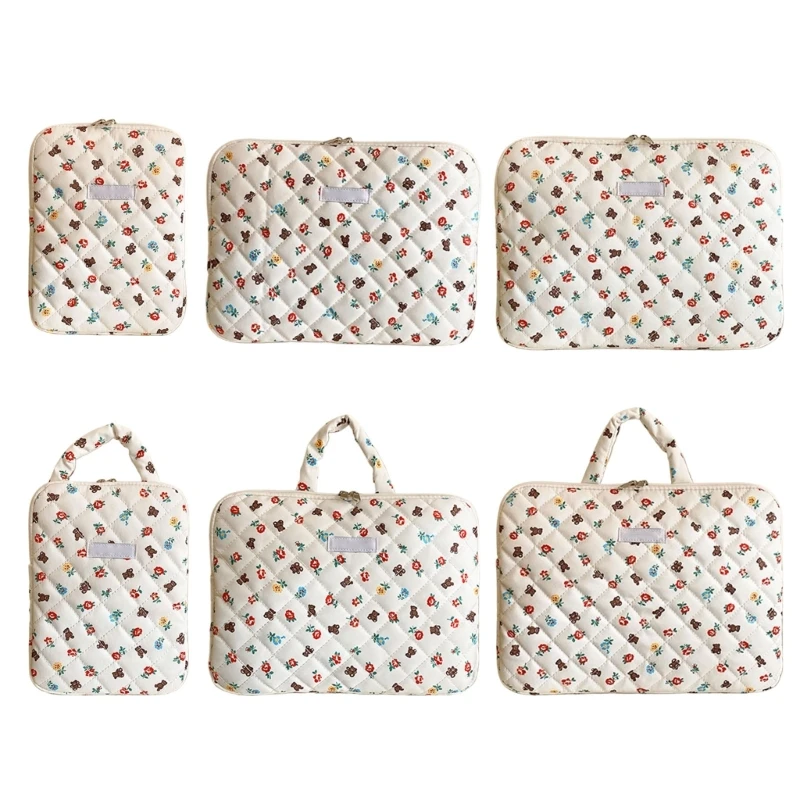 

Fashionable Laptop Sleeve with Bear Print Computer Protector Bag for Travel Dropship