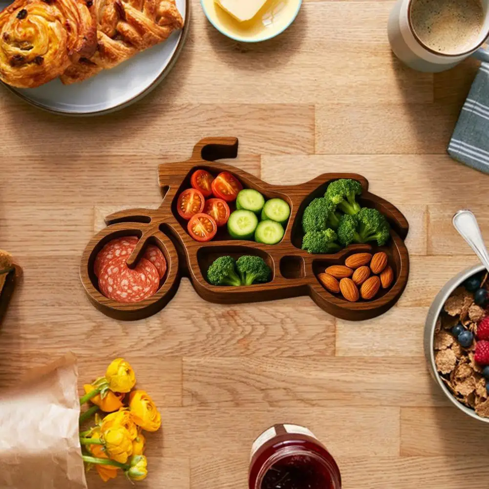 Platter Display Tray Wooden Vehicle Serving Tray Charcuterie Platter for Cuts Cheeses Novelty Food Display Board Fun Party Snack