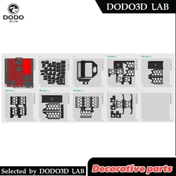 Voron V2.4 printed parts decorative parts printed By ABS-GF Material 10% Glass Fiber Low Grain Matte Texture
