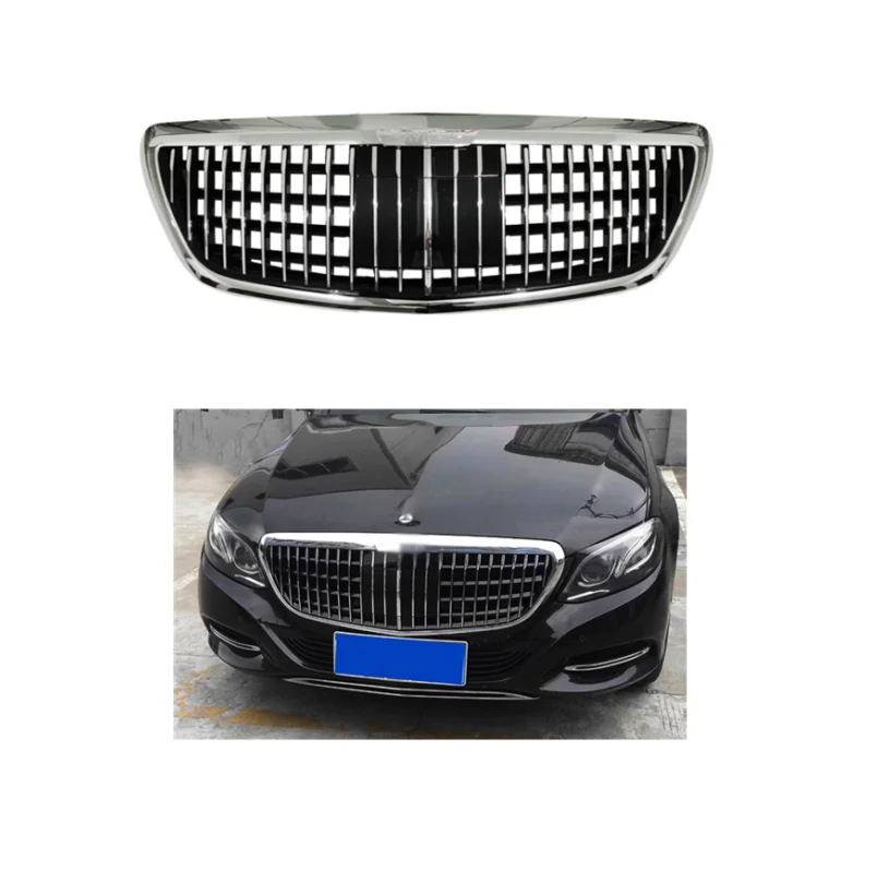 S680 Front Grille For Mercedes Benz E Class W213 Upgrade Maybach Style Radiator Grill 2016-2020