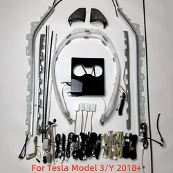 Applicable to Tesla Model 3 Model Y 2018+ Atmosphere Light the latest laser radium carving technology ambient light Car upgrade