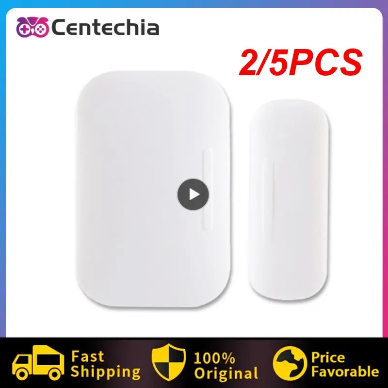 

2/5PCS Door Open / Closed Detectors Smart Home Smart Life Low Power Small Compatible With Alexa Home