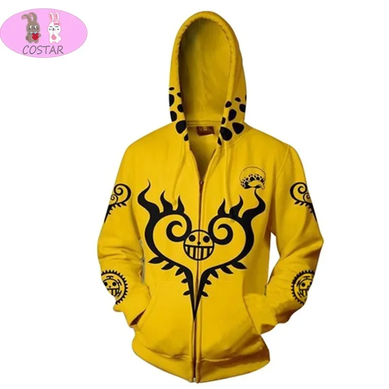 COFUN 2020 The New one-piece Trafalgar Law hoodies surgeon of death jacket