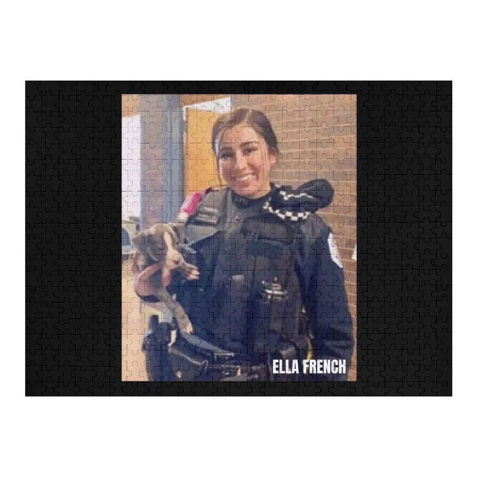 

Французский пазл Элла с фотографиями, рождественские игрушки, игра для детей, персонализированный для детей, пазл