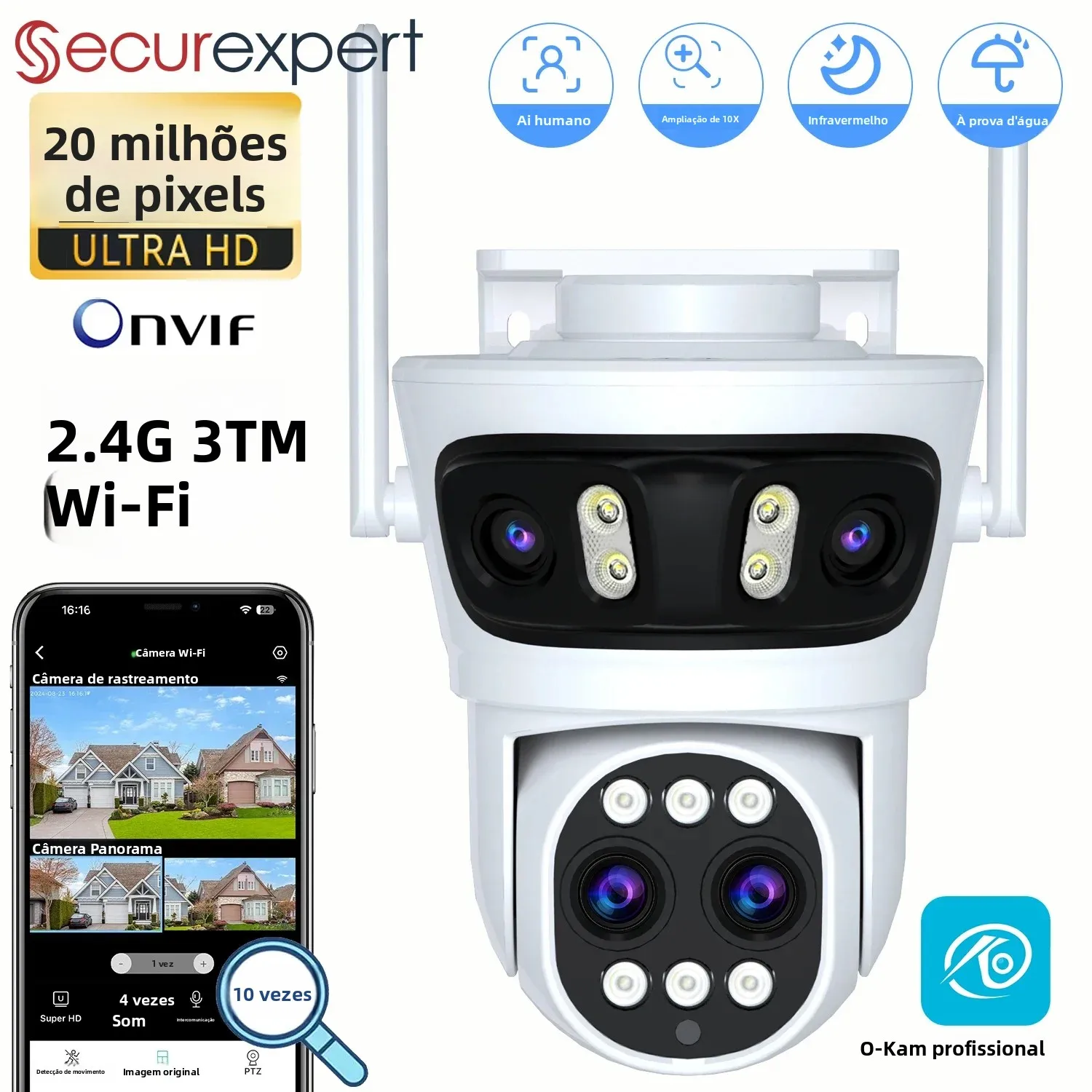 camera-ptz-wifi-securexpert-20mp-a-trois-ecrans-180-°-suivi-automatique-grand-angle-zoom-numerique-10x-protection-de-securite-15mp-o-kam-pro