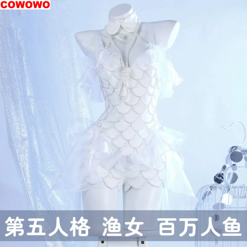 COWOWO Identity V Grace Fisherwoman Cosplay Costume Cos Game Anime Party Uniform Hallowen Play Role Clothes Clothing