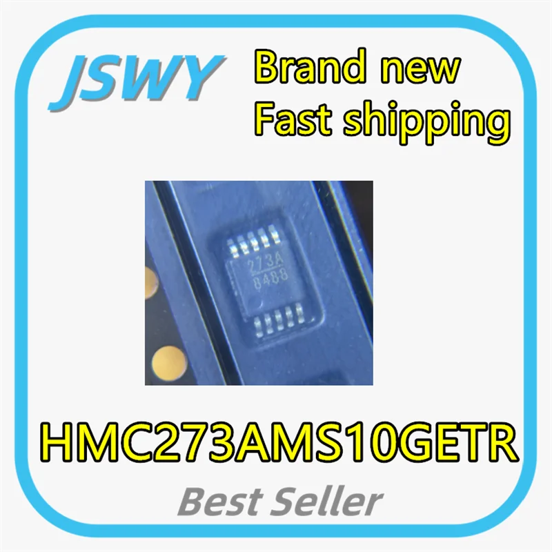 (1/20 piece) HMC273AMS10GETR HMC273A silkscreen 273A MSOP10 RF attenuator chip original fast shipping electronics