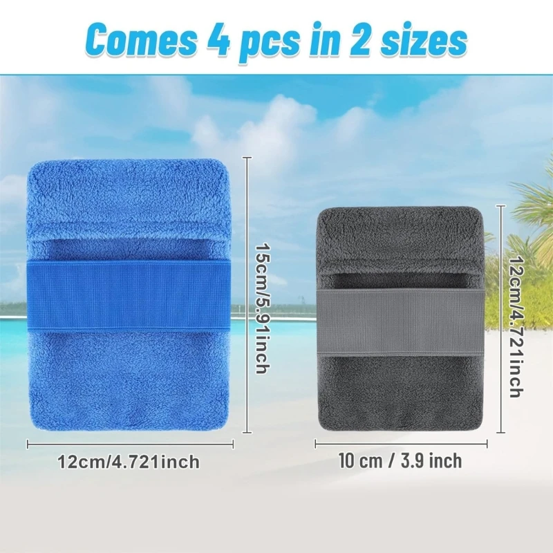 4PCS/Set Soft Sand Remover for Beach Playing Use Easy to Clean Sand Removal Bags Suitable for Beach Holidays Camping