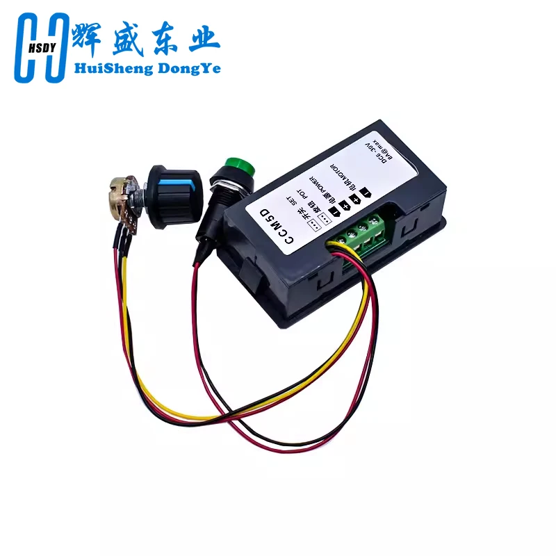 DC 6V 12V 24V 5A Adjustable PWM DC Motor Speed Controller CCM5D LED Digital Display Stepless Speed Control Switch Governor