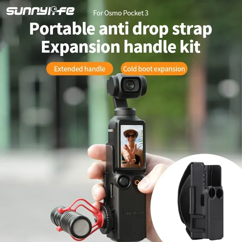 

Sunnylife Hand Band Frame For DJI POCKET 3 Portable Protective Case With Expansion Handle Adjustable Strap Anti-Drop