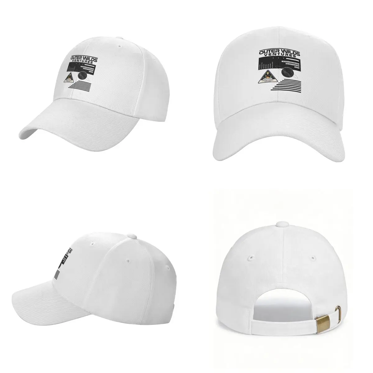 NASA-Inspired Outer Wilds Ventures Cap Fashion Casual Baseball Caps Adjustable Hat Hip Hop Summer Unisex Baseball Hats
