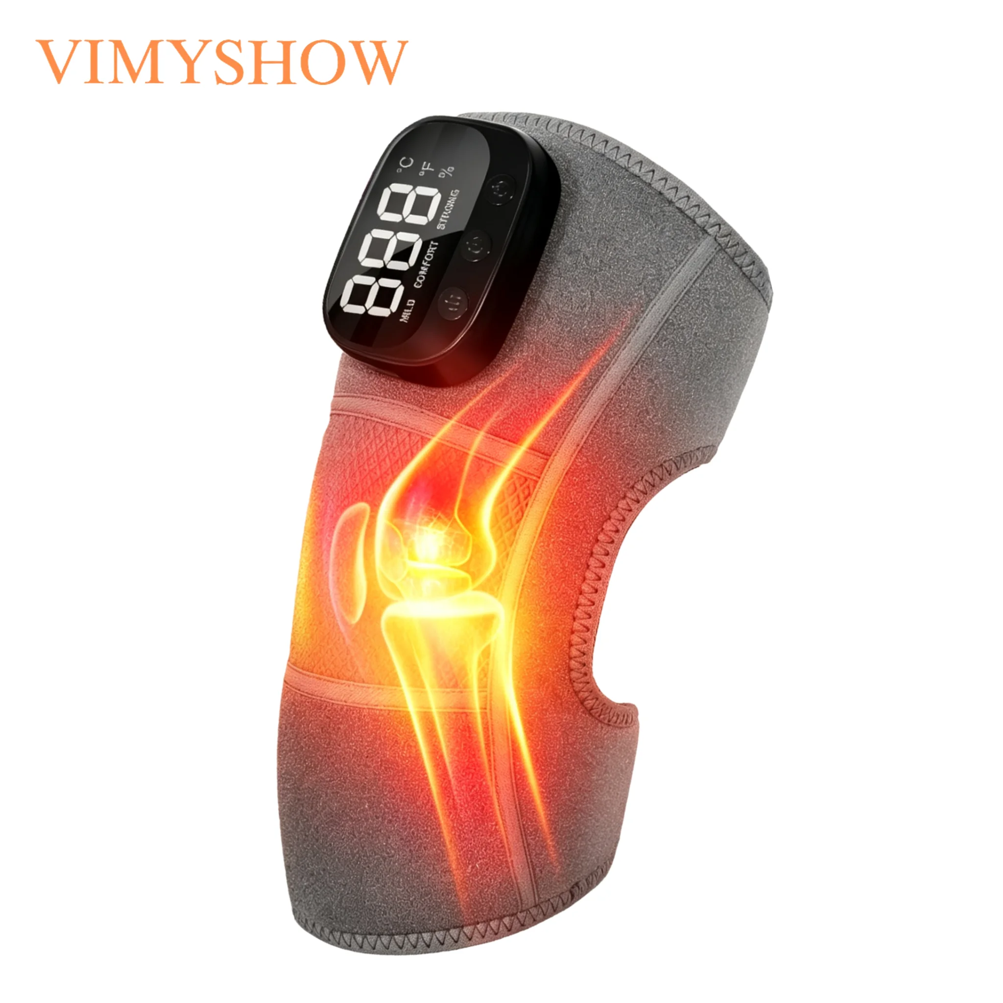 Knee Massager Cordless Knee Pad Vibration Knee Shoulder Massage Support Belt Strap Joint Brace Knee Care Muscle Relax Machine