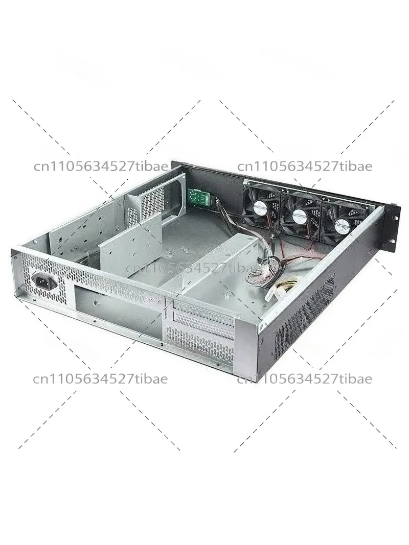 Rack Pc Chassis  2u Short Rackmount Chassis with 3 Internal 3.5