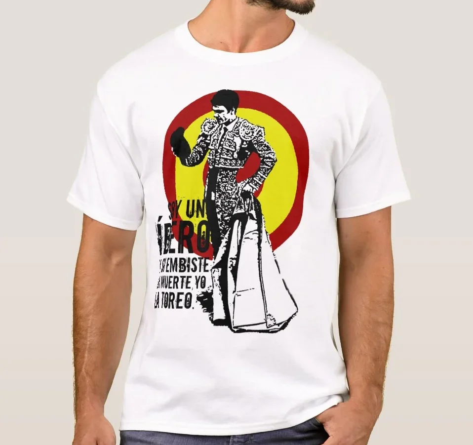 Spanish Bullfighter T-Shirt. Summer Cotton Short Sleeve O-Neck Mens T Shirt New S-3XL