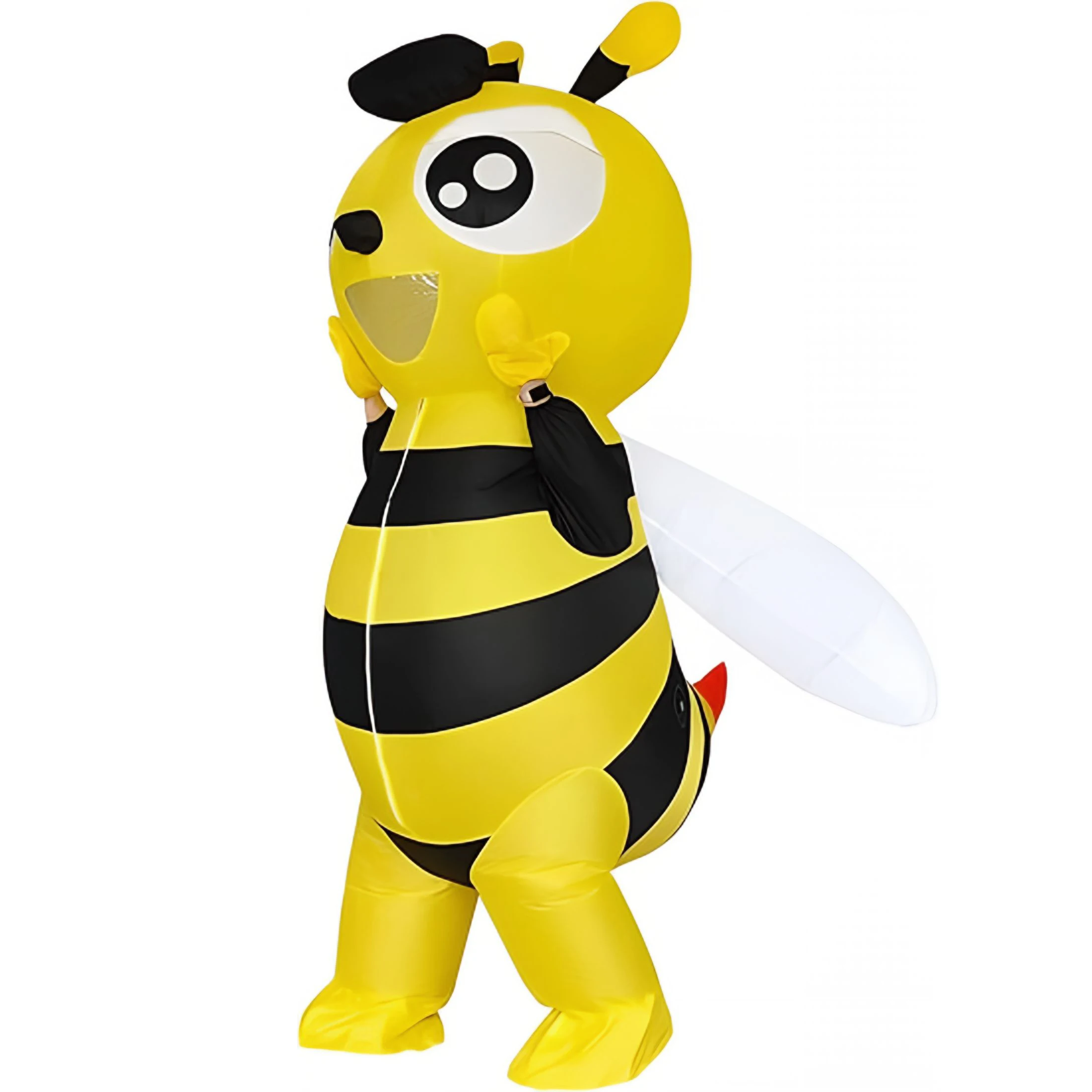 

Bumble Bee Inflatable Costume Full Body Blow Up Halloween Insect Costume Outfits for Street Performances & Various Theme Parties