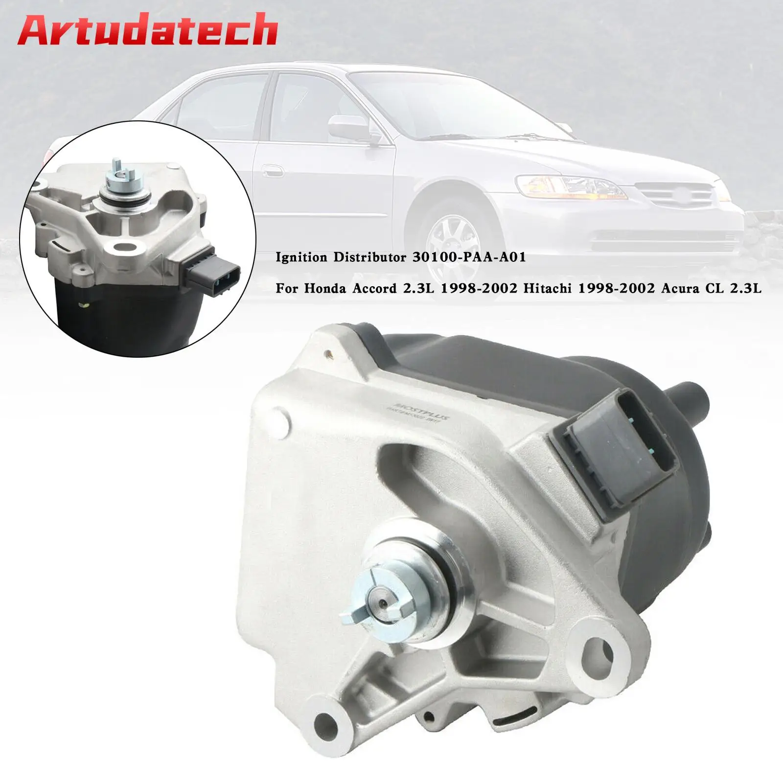 Artudatech Ignition Distributor 30100-PAA-A01 For Honda Accord 2.3L 1998-2002