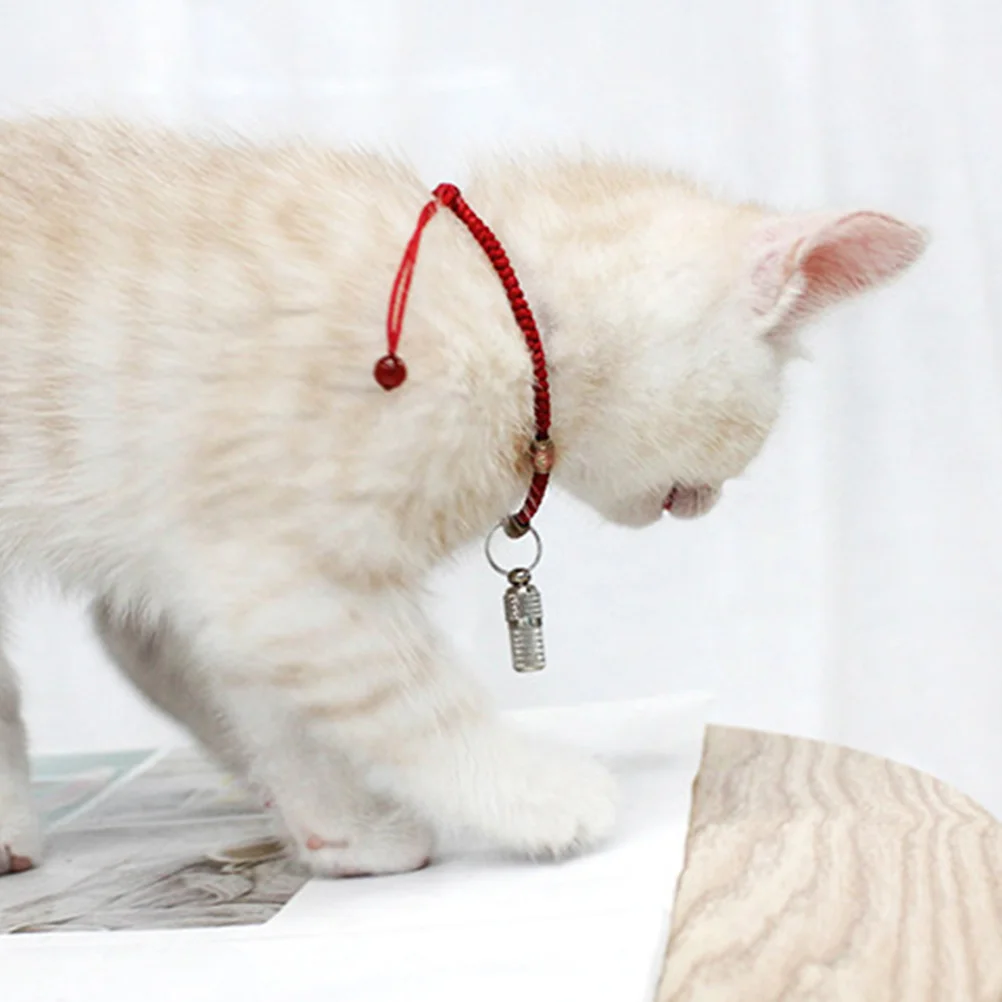 

4Pcs Anti Lost Pet Tags Durable Nickel Plated Brass Id Collar Accessories Personalized Dog Charms Easy to Hang Pet Supplies