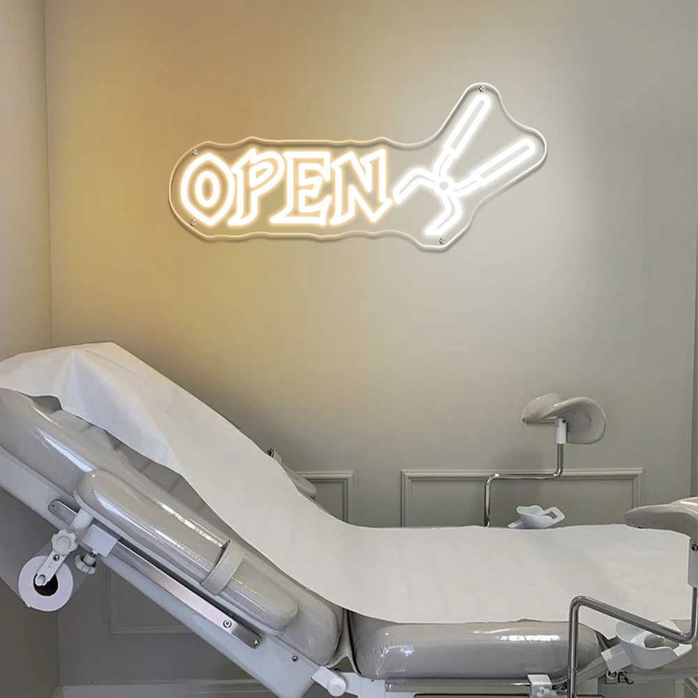Dentist Neon Led Sign Dentist's Office Wall Room Beauty Solon Decor Neon LED Lights USB Dental Clinic Open for business Signs