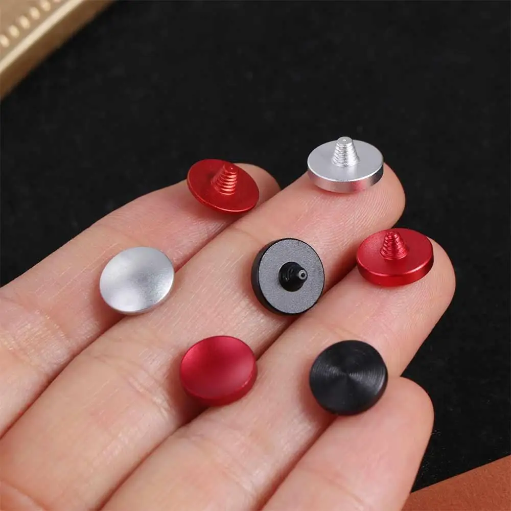 Flat Convex Concave Camera Shutter Button SLR DSLR Metal Shutter Release Button Black Red Silver Soft Camera Triggers