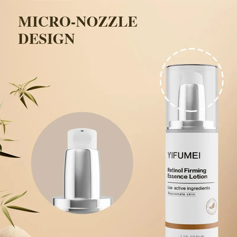 Retinol Facial Essence Lotion Moisturizing Pores Lighten Fine Lines Removal Softening Smoothing Tender Face Nourishing Emulsion