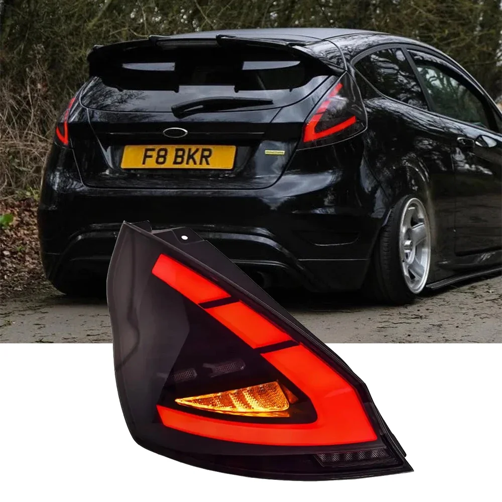 For Ford Fiesta LED Tail Light MK7 ST SE 2009 2010 2011 2012 2013 2014 2015 2016 TailLights LED Running Lamp Fog Lights Europe