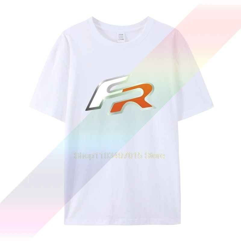 New Seat Sport FR T-shirt Leon Sport Car Logo Mens T-shirt