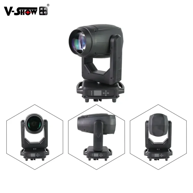 VSHOW S712 Shipping From Euro 450w Hybrid CMY CTO Moving Heads S712 Kuan Led 3in1 Beam Spot Wash 450W Sharpy Light for Dj view 5