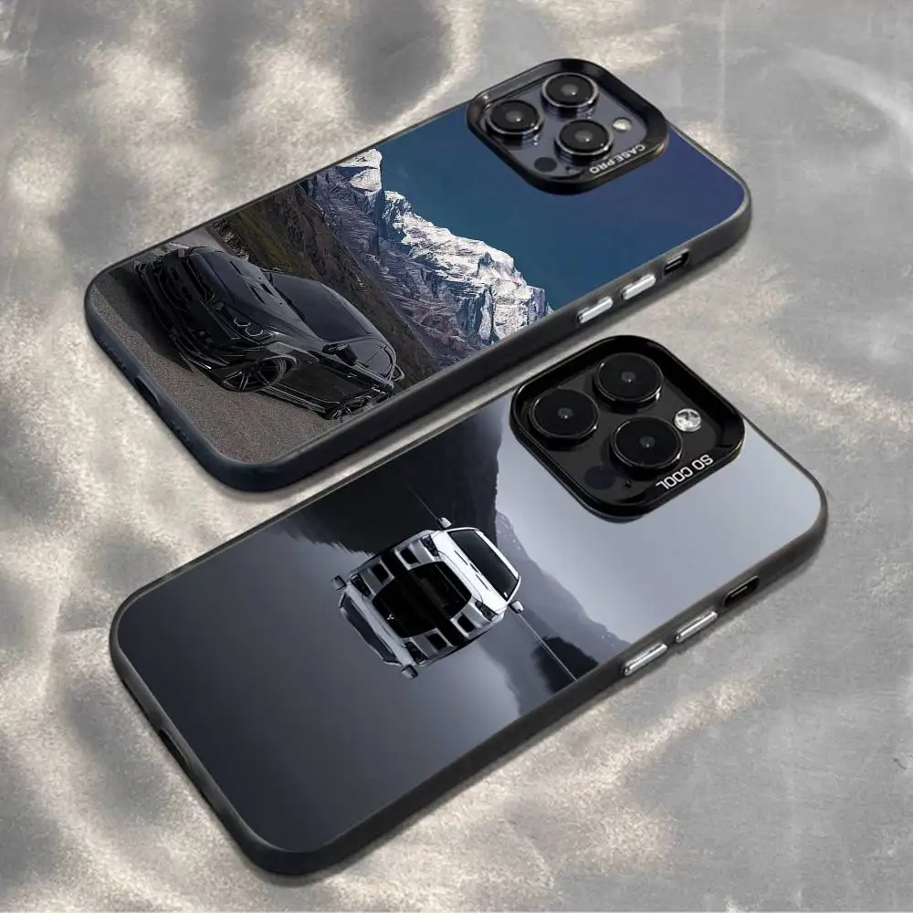 

Cool Black EVO X Refit Car Phone Case For iPhone 16,15,14,13,12,11,Mini,Pro,MAX,plus,Black Matte Shockproof Cover