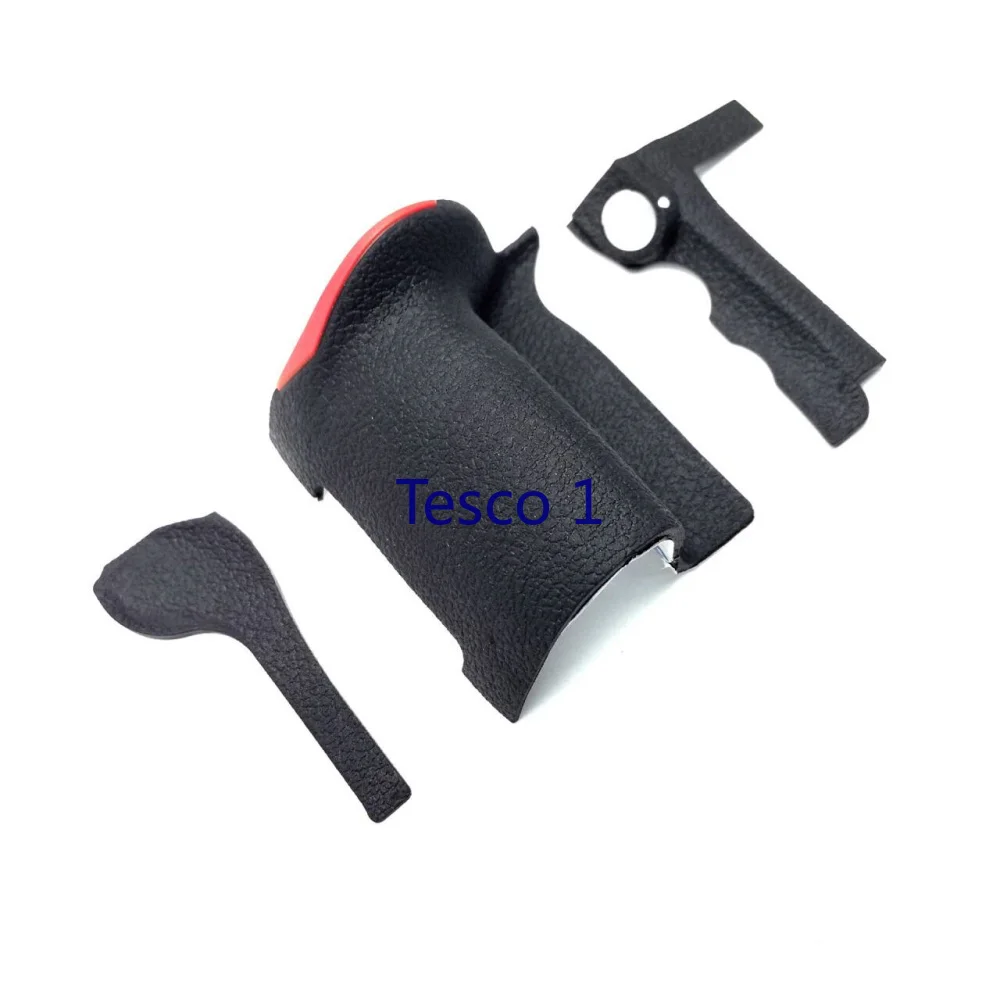 Original New Body Rubber Cover for Nikon D500 Hand Grip Side Thumb Rubber with Adhesive Tape Camera Replacement Unit