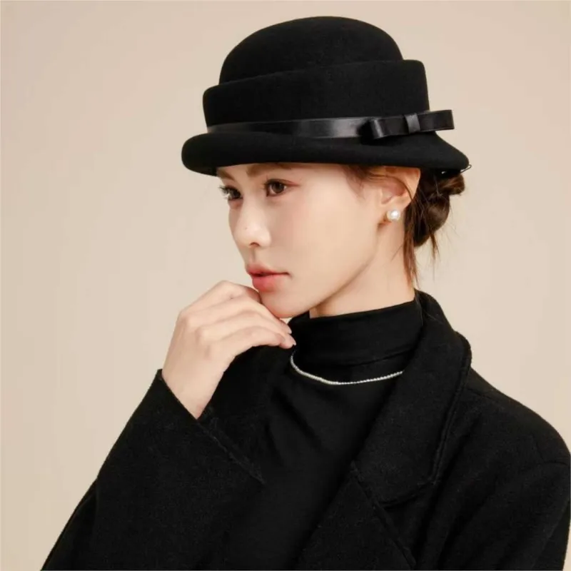 

The side top hat makes face slightly and elegant fisherman's brown basin