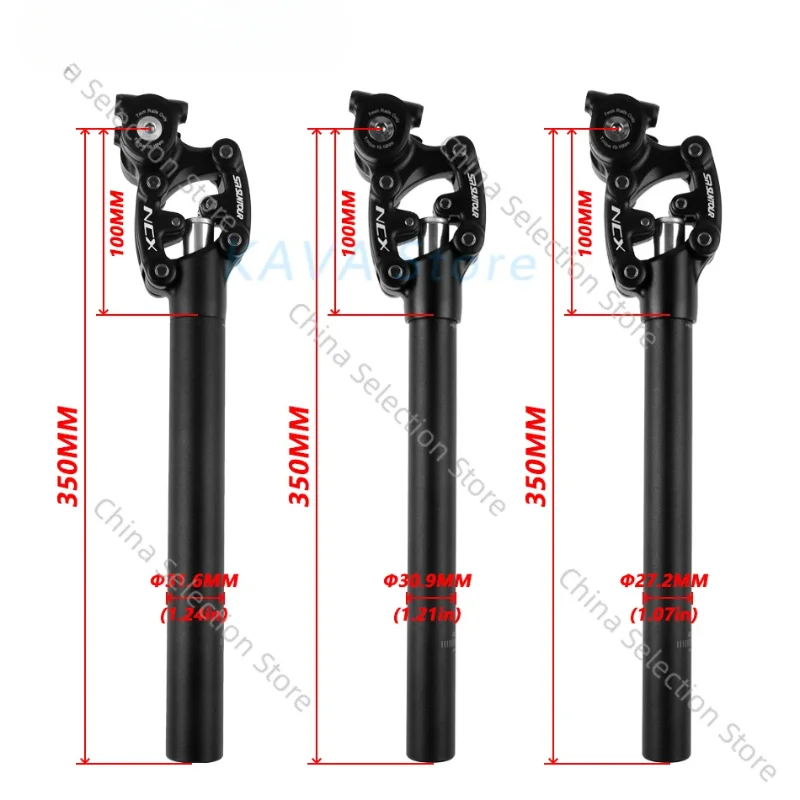 SR SUNTOUR NCX Bicycle Shock absorber Travel Seatpost 350mm*27.2mm/28.6/30.0/30.4/30.9/31.6/33.9mm Mountain Bike Seat Tube