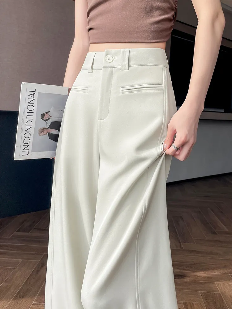 

Брюки Off-White женские летние 2026, новые, премиум-класса, прямые, свободные, широкие, с эффектом драпировки