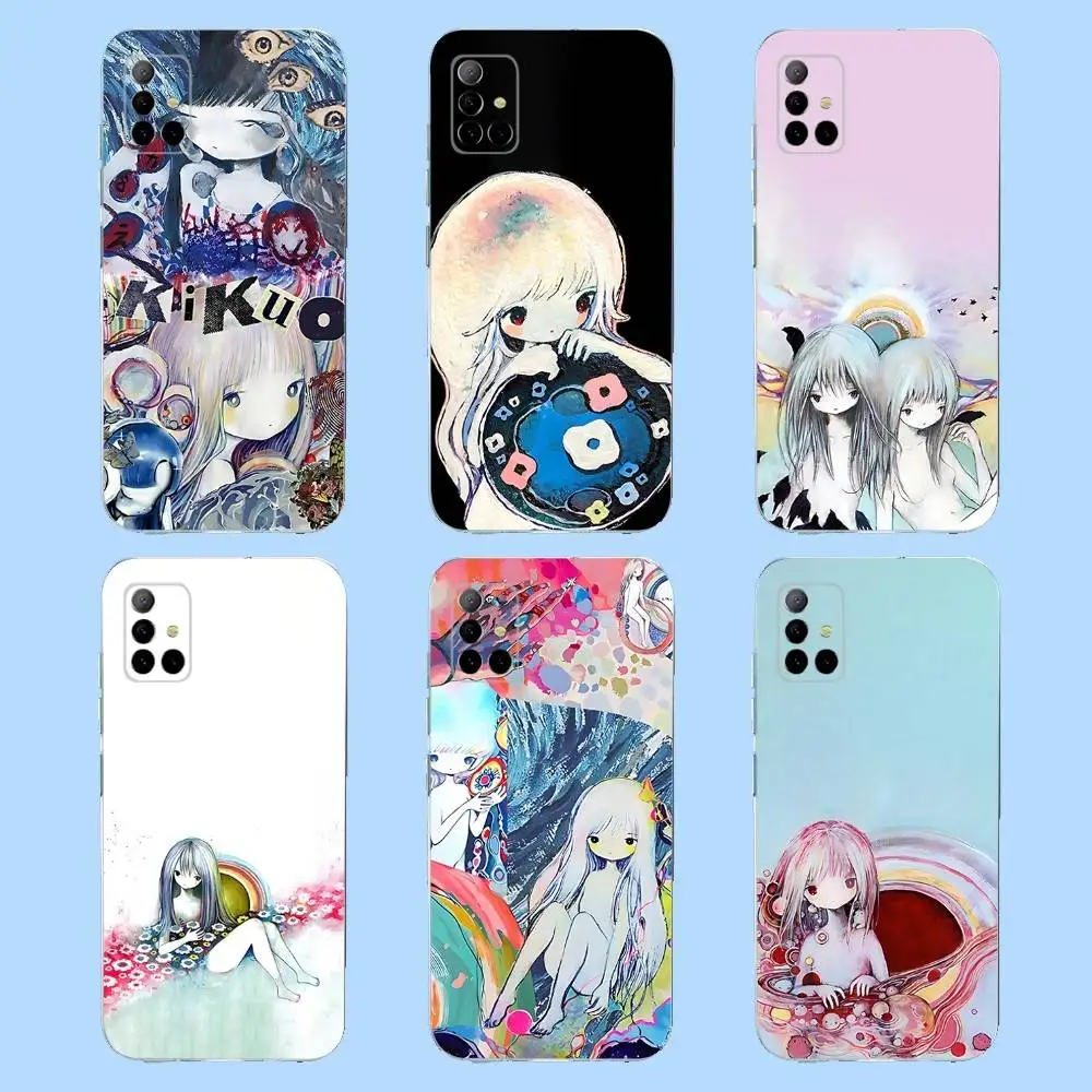 

K-Kikuo Anime Japan Music Phone Case For Samsung S 23,22,10,9,8 A 71,52,51,30,21S,12 PIus,E,Lite Note20 Ultra Clear Soft
