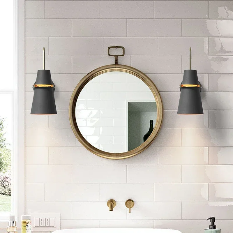 

Colorful Bedside Wall Sconces Nordic Living Room Corridor Wall Light Children's Room Macaron Home Interior Decoration Lamp