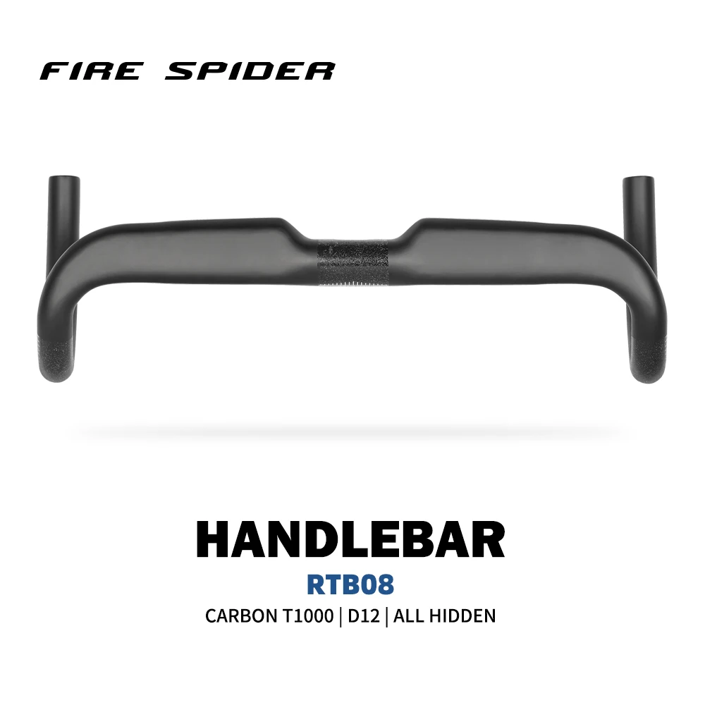 

Bike Carbon Road Handlebar T1000 380/400/420/440mm Black Matt Fully Internal Routing Road Bicycle Handle Bar No Logo