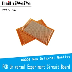 9*15 cm DIY Prototype Paper PCB Universal Experiment Circuit Board 9x15 cm Yellow 9CM 15CM