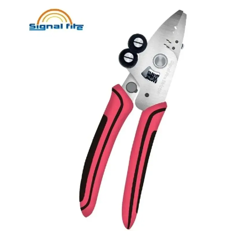 إشارة النار ZSQ-09 9 في 1 الألياف الضوئية المتعرية البصرية ميلر مقص كماشة الأسلاك