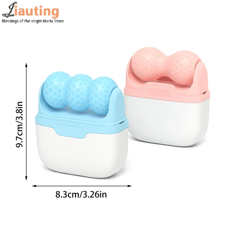 2 In 1 Ice Roller Für Gesicht Auge Schmerzen Relief Gesichts Kalt Massage Roller Hautpflege Schmerzen Relief Make-Up Pflege Werkzeug