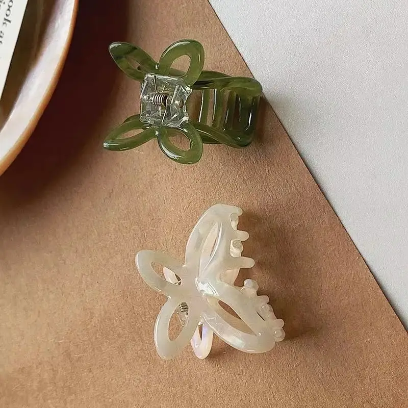 

Half Tie Hair Clip Female Back of Head Clip Butterfly Grab New Shark Clip Shattered Hair Clips Advanced Sense Hair Supplies