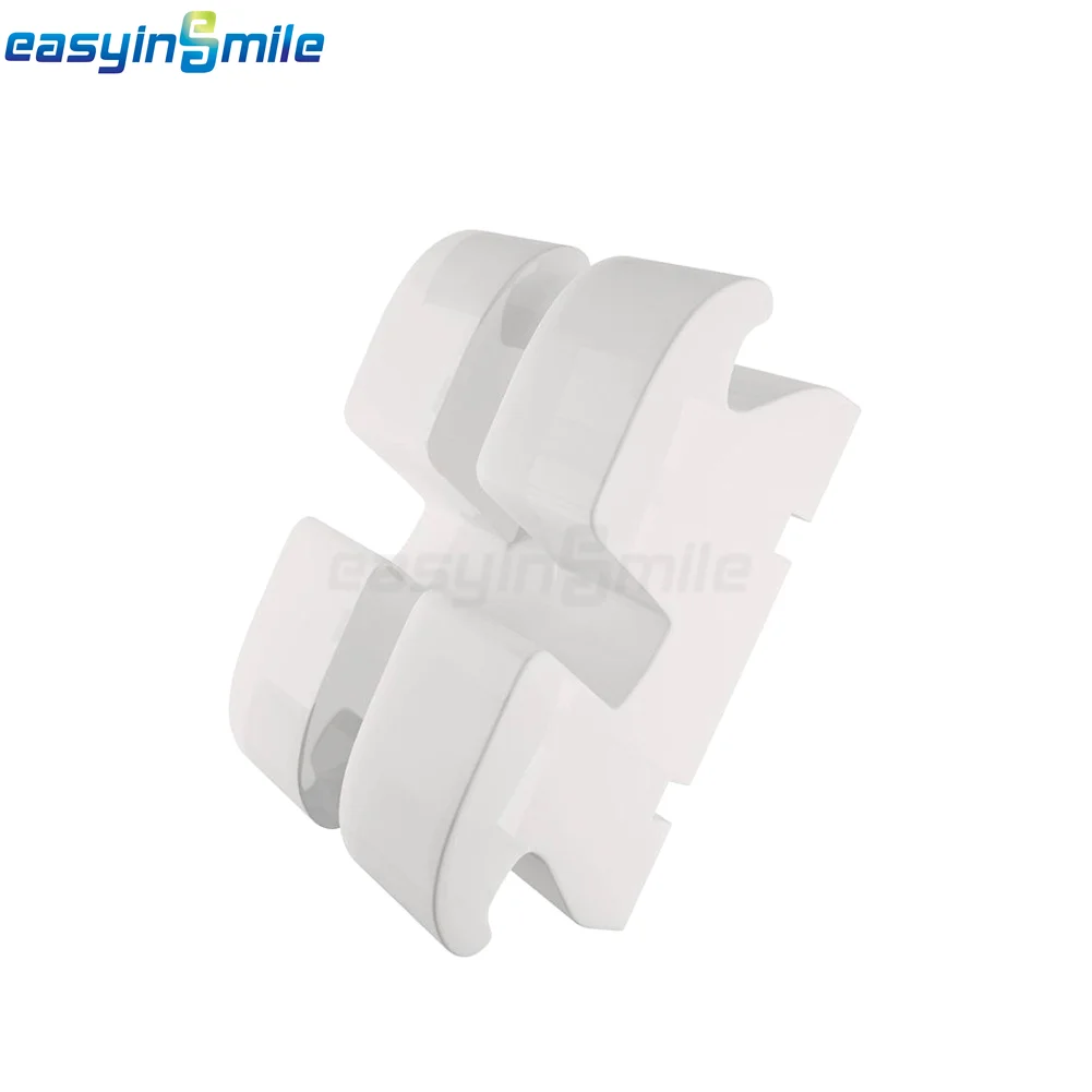 20pcs/kit Easyinsmile Dental Orthodontic Materials Brackets Ceramic Clear Braces Roth 345 .022 /MBT 345 .022