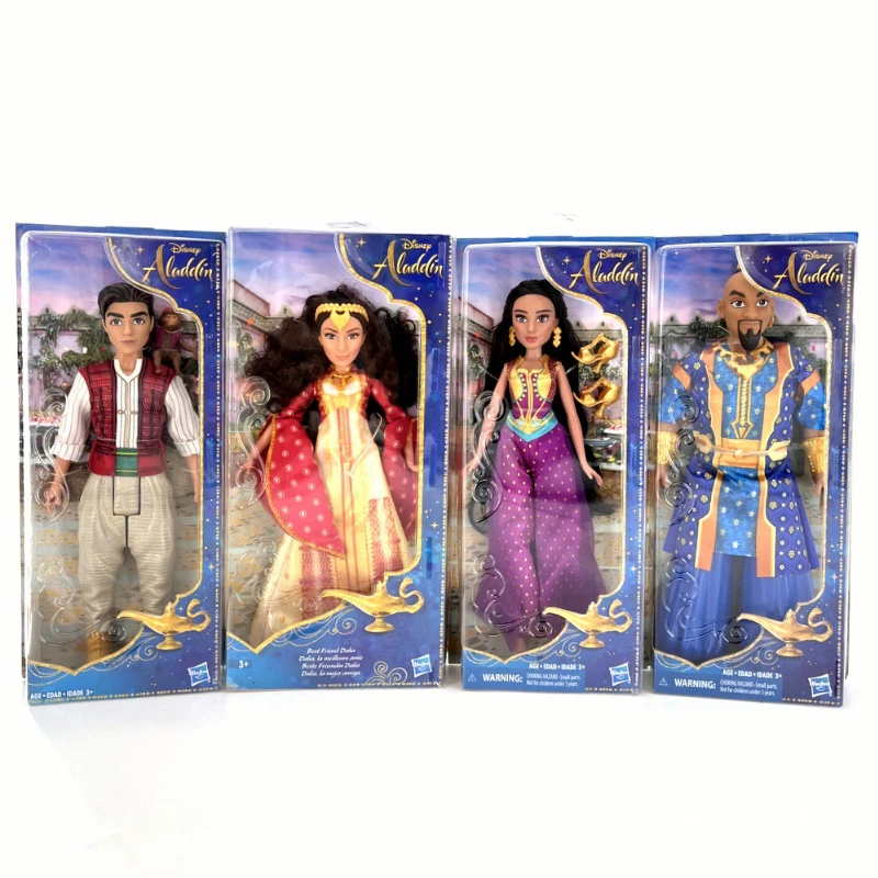 Hasbro Disney Aladdin Jasmine Magic Lamp Action Figures Fashion Doll Joints Movable Princess Model Play House Toys Kids Gifts